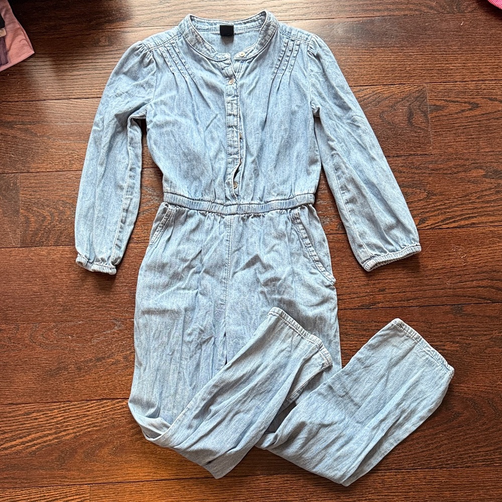 GAP Light Blue Denim Jumpsuit